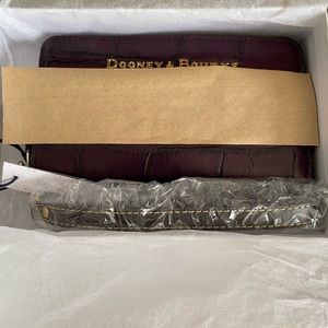 Dooney and Bourke Leather Phone Wristlet Wallet. Brand New with Tags.